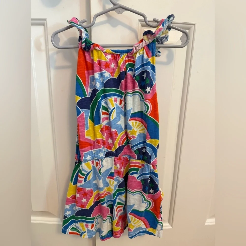 Mini Boden Girls Star Print Romper size 4-5 Years - Picture 2 of 9